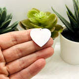4th of July Heart Flag Charm, 27x26mm