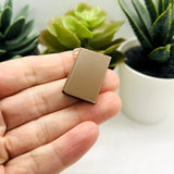 3D Brown Book Charms, 27x18mm