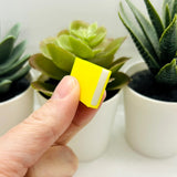3D Yellow Book Charms, 27x18mm