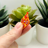 Fireman Badge Charm, 27x30mm