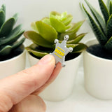Sheriff Star Badge Charm, 24x28mm