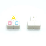 ABC Baby Block Charm, 16x16mm