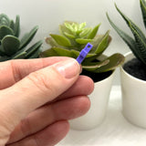 Purple Cross Charm, 19x25mm