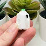 3D Miniature Milk Jug Charms, 17x27mm