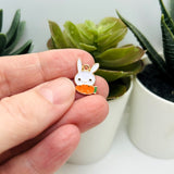 Small Easter Bunny Charms, 15x11mm