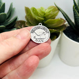 Antique Silver Graduation Day Charms, 25x22mm
