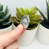 Antique Silver Graduation Day Charms, 25x22mm