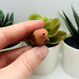 3D Miniature Chocolate Milk Jug Charms, 17x27mm