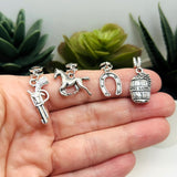 Western Mix Charm Set, 64 pieces - 8 styles