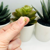 Gold Plated Metal Butterfly Earring Back Stoppers, 5x3.5mm