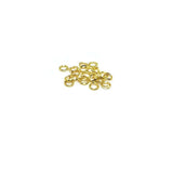 3mm gold plated open jump rings 24 gauge jewelry making findings for connecting charms and components