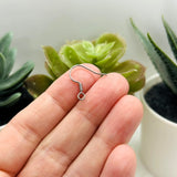 304 Stainless Steel French Earring Wires, 17mm