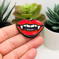 Large Acrylic Vampire Teeth, 24x41mm
