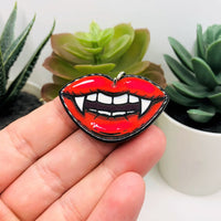 Large Acrylic Vampire Teeth, 24x41mm