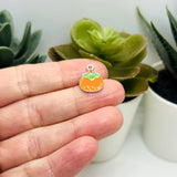 Orange Fruit Charms, 15x12mm