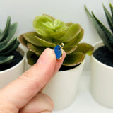 Enamel Blueberry Charms, 13x12mm