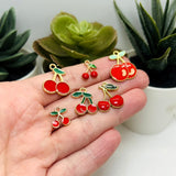 Cherry Charm Mix, 50 Pieces - 6 Styles