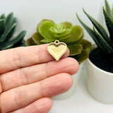 1, 4, 20 or 50 Pieces: Blue Enamel Heart Charms