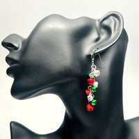 2 Sets Christmas Jingle Bell Earrings