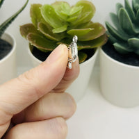 Silver Playing Card Suit Charms