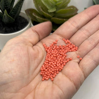 Salmon Pink 12/0 Baking Paint Glass Seed