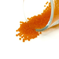 Orange Frosted 12/0 Glass Seed Beads