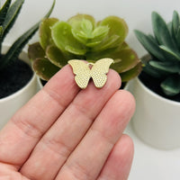 1, 4, 20 or 50 Pieces: Pink Enamel Butterfly Charms