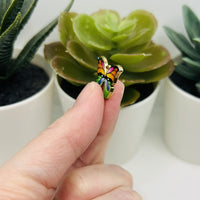 1, 4, 20 or 50 Pieces: Rainbow Enamel Butterfly Charms