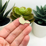 1, 4, 20 or 50 Pieces: Red Cardinal Connector Charms