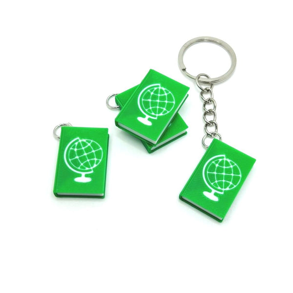 1 or 4 Pieces: History Teacher Book Charm or Keychain