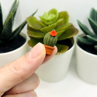 1, 4, or 20 Pieces: Desert Barrel Cactus Charms