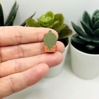1, 4, or 20 Pieces: Desert Barrel Cactus Charms