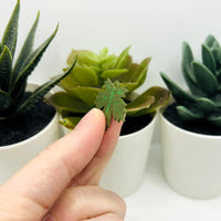 1, 4, or 20 Pieces: Green Maple Leaf Charms