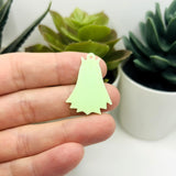 1, 4, or 20 Pieces: Angry Glow in the Dark Ghost Charms