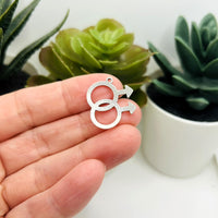 1, 4, 20 or 50 Pieces: Silver Gay Pride Charms