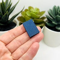 1, 4, or 20 Pieces: 3D Blue Book Charms