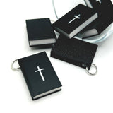 1, 4, or 20 Pieces: 3D Black Bible Book Charm