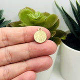 Yellow Enamel Smiley Face Charms, 14x12m