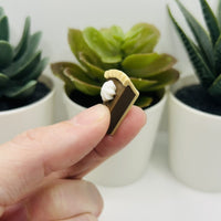 3D Chocolate Pie Charms, 25x19mm