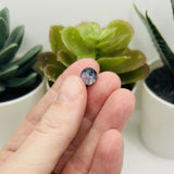 8mm Black and Clear Crackle Glass Beads