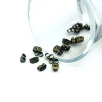 bronze butterfly earring back stoppers – 6x4mm – small metal earring backs for secure and stylish jewelry