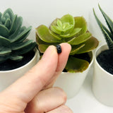 Round Black and White Number Beads, 7x7mm