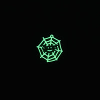 Glow Web Charms with Spider, 28x29m