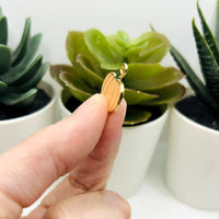 Enamel Pumpkin Charms, 18x16mm