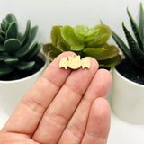 Cute Enamel Bat Charms, 11x20mm