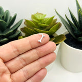 Sterling Silver Dog Bone Charm, 11x6mm