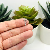 Antiqued Sterling Silver Key Charm, 14x5mm