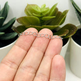 Antique Silver Iron Necklace Extenders, 5cm