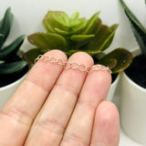 Rose Gold Iron Necklace Extenders, 5cm