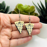 Blueberry Pie Earrings with Lattice Top